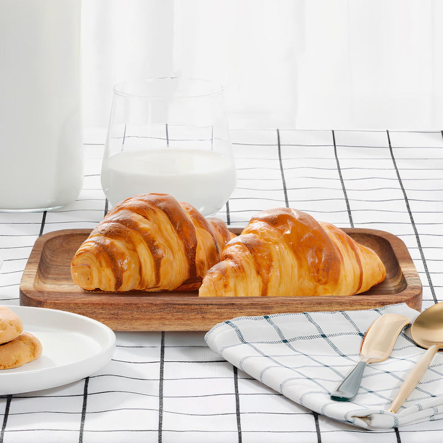 Wood Fruit Tray Wooden Tray Multi-Color 2Set