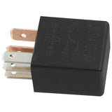 Automotive Power Relay 1Pack Mini Black Plastic Copper For Car Starter And Control