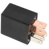 Automotive Power Relay 1Pack Mini Black Plastic Copper For Car Starter And Control - Side View