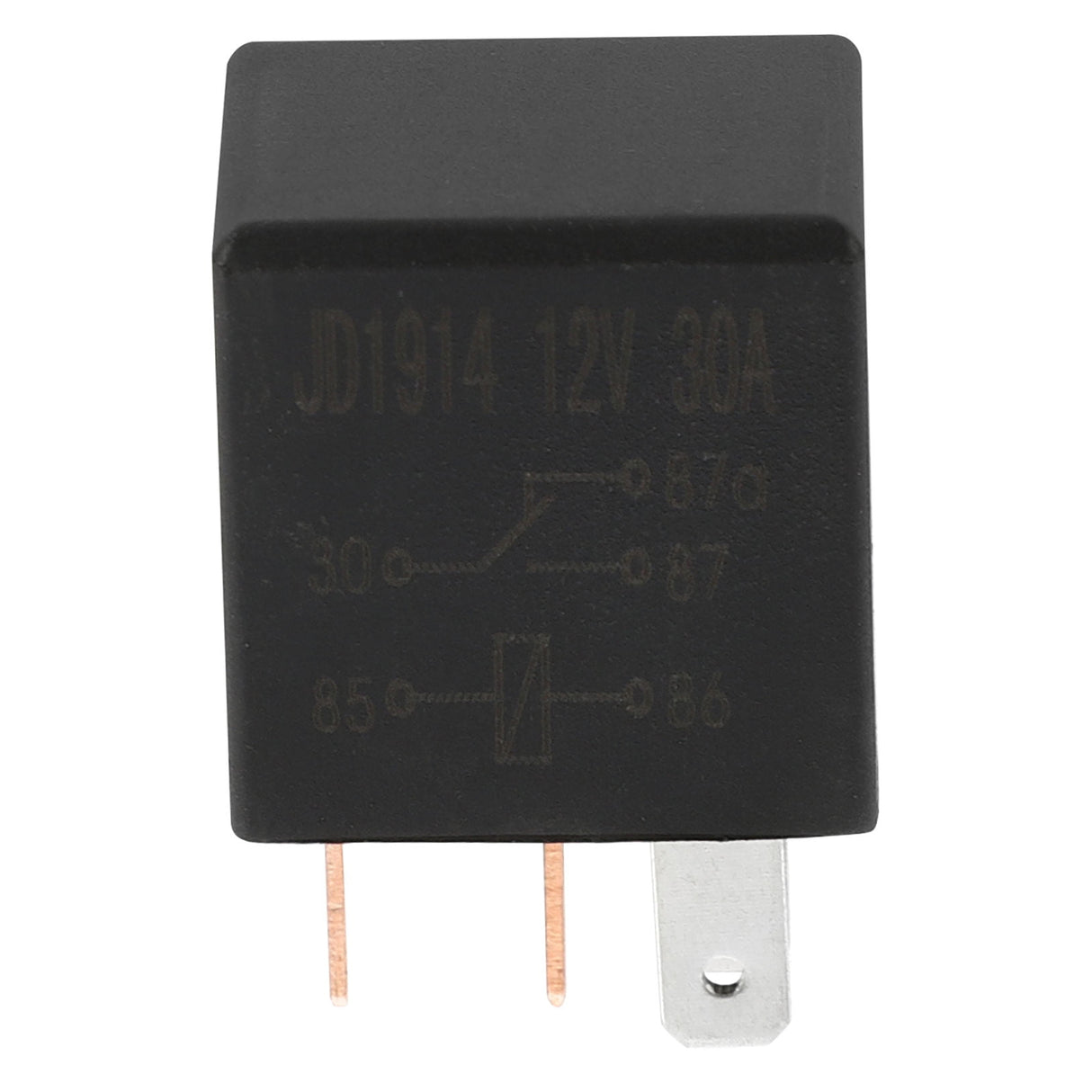 Automotive Power Relay 1Pack Mini Black Plastic Copper For Car Starter And Control