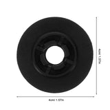 4Pcs Car Accessories Floor Mat Clips Black Plastic Clips for Vehicle 1.57X1.57X0.28in