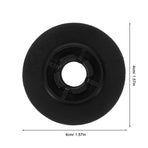 4Pcs Car Accessories Floor Mat Clips Black Plastic Clips for Vehicle 1.57X1.57X0.28in