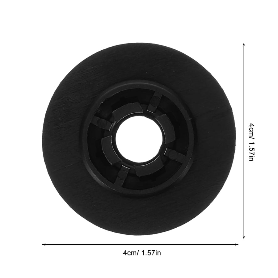 4Pcs Car Accessories Floor Mat Clips Black Plastic Clips for Vehicle 1.57X1.57X0.28in