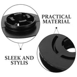 4Pcs Car Accessories Floor Mat Clips Black Plastic Clips for Vehicle 1.57X1.57X0.28in