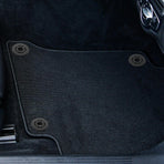 4Pcs Car Accessories Floor Mat Clips Black Plastic Clips for Vehicle 1.57X1.57X0.28in