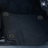 4Pcs Car Accessories Floor Mat Clips Black Plastic Clips for Vehicle 1.57X1.57X0.28in - Rear View
