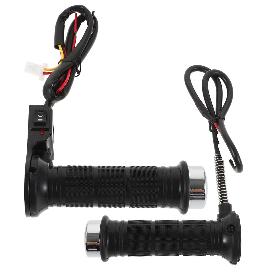 1 Pair Heated Motorcycle Handlebars 14.00X9.30X4.00cm Rubber Plastic for Cold Weather