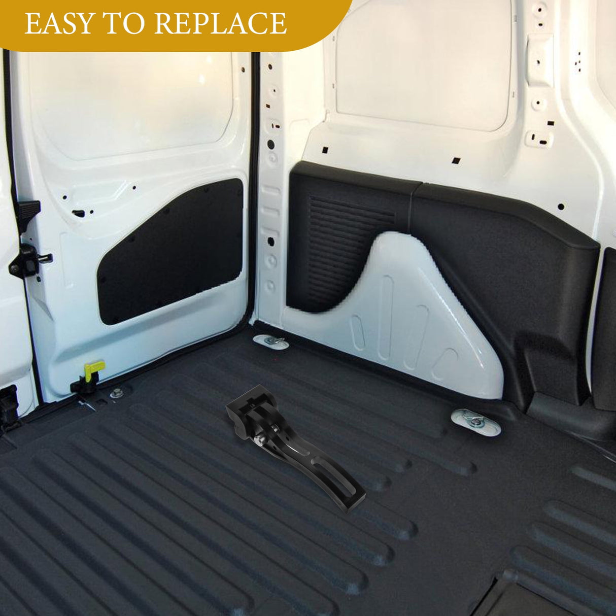 1Pack Truck Bed Cover Clamp T-Bolt Buckle Black Aluminum Plastic for Secure Attachment 4.7x1.4x0.8in