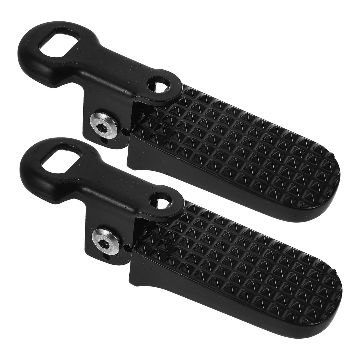 1 Pair Metal Peg Pedal Non Slip Foldable Aluminium Iron For Cyclists Outdoor Riding