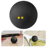 Small Squash Ball Black Rubber 1Set 1.6In