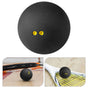Small Squash Ball Black Rubber 1Set 1.6In