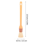 1Set Round Bristles Basting Brush Baking Basting Brush for Outdoor Use