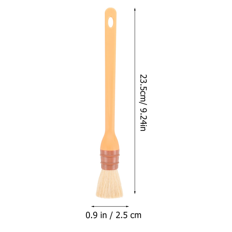 1Set Round Bristles Basting Brush Baking Basting Brush for Outdoor Use