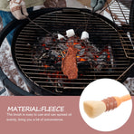 1Set Round Bristles Basting Brush Baking Basting Brush for Outdoor Use