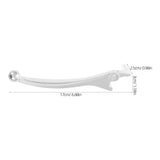 4Pcs White Brake Handle for Scooters with Braking Control and Octagonal Shape