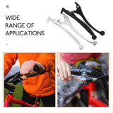 4Pcs White Brake Handle for Scooters with Braking Control and Octagonal Shape