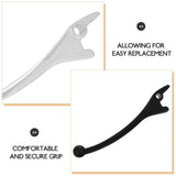4Pcs White Brake Handle for Scooters with Braking Control and Octagonal Shape