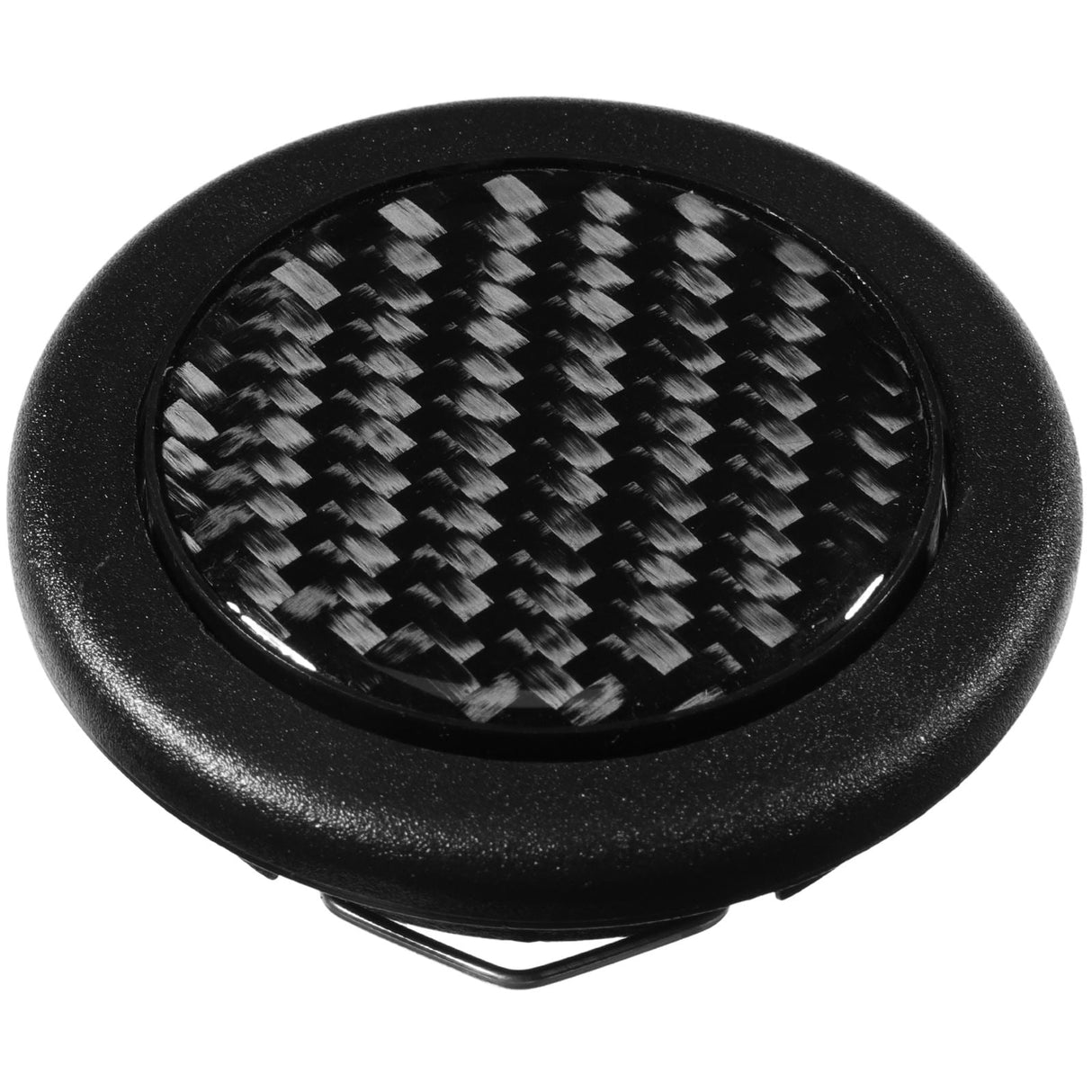 1Pack Black Plastic Horn Button Cover for Car
