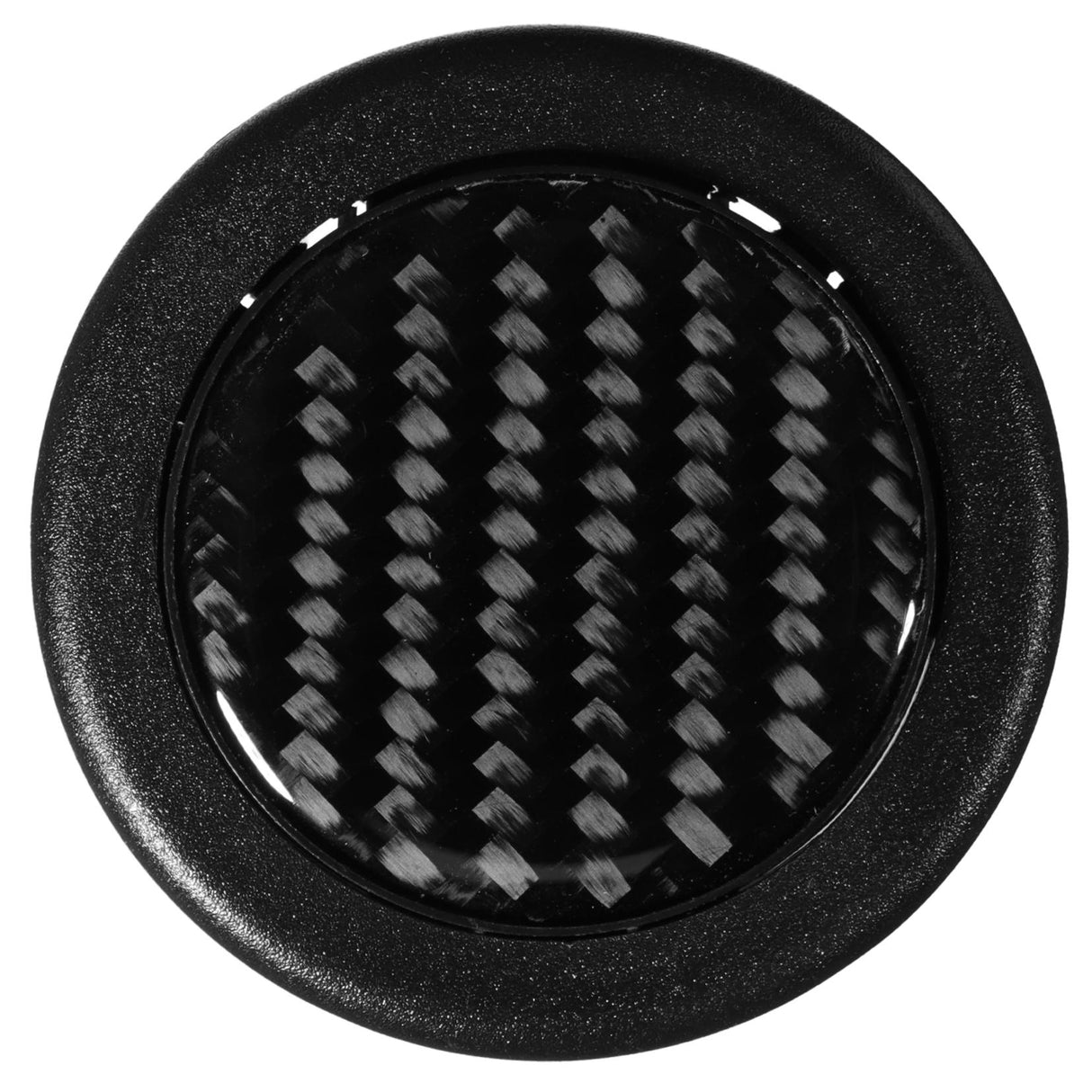 1Pack Black Plastic Horn Button Cover for Car