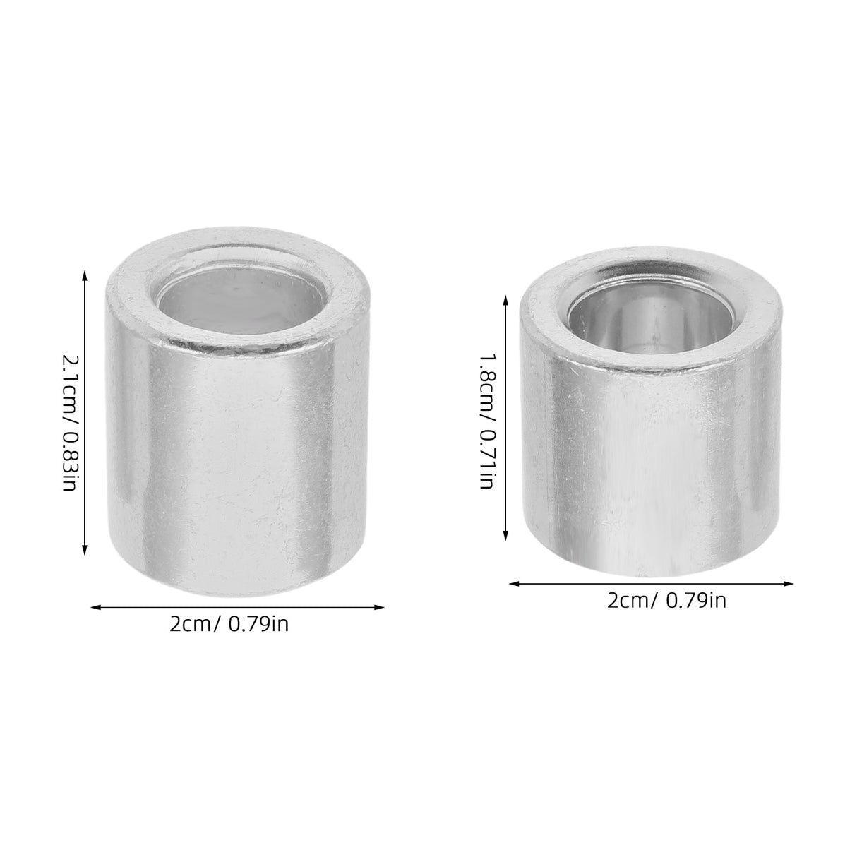 2Pcs Metal ATV Wheel Hub Accessories for Mini Bike and Skateboard