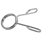 1Pcs Silver Barbell Clamps for Gym Accessories and Fitness Equipment in Workout Sessions