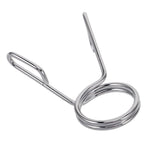 1Pcs Silver Barbell Clamps for Gym Accessories and Fitness Equipment in Workout Sessions