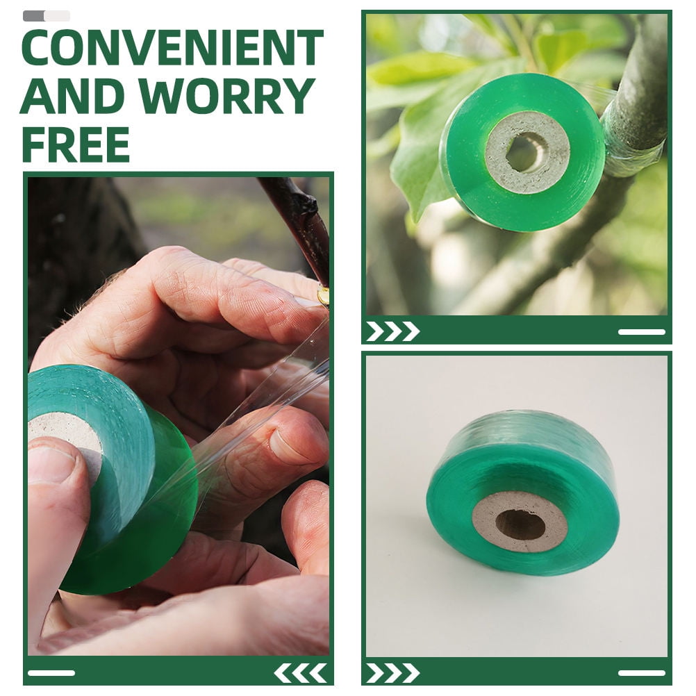 Grafting Apparatus 4 Rolls Multi-Function Stretchable Budding Tape for Fruit Trees 39.3in x 0.79in
