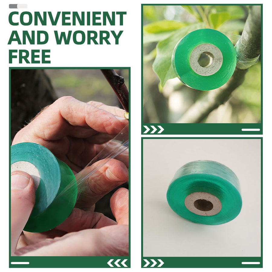 Grafting Apparatus 4 Rolls Multi-Function Stretchable Budding Tape for Fruit Trees 39.3in x 0.79in
