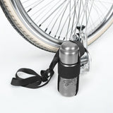 1Set Adjustable Strap for Water Bottle in Black Polyester Ideal for Outdoor Activities 27.51X4.13X0.39in