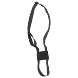 1Set Adjustable Strap for Water Bottle in Black Polyester Ideal for Outdoor Activities 27.51X4.13X0.39in - Rear View