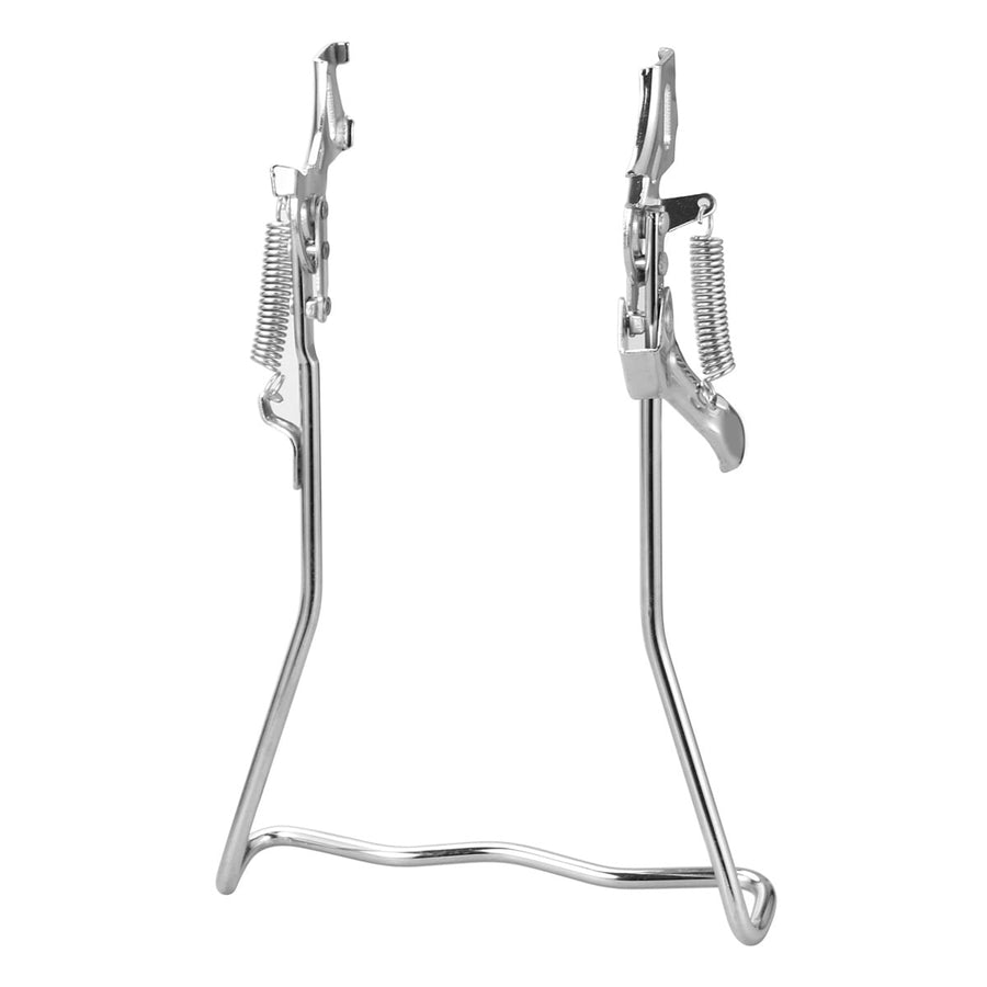 1Set Iron Bike Bracke for Bikes with Rear Kickstand 38 x 25 x 0.4in Silver