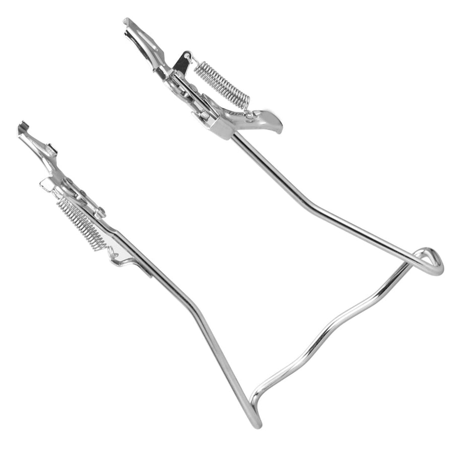1Set Iron Bike Bracke for Bikes with Rear Kickstand 38 x 25 x 0.4in Silver