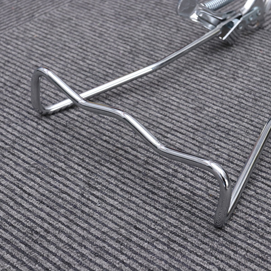 1Set Iron Bike Bracke for Bikes with Rear Kickstand 38 x 25 x 0.4in Silver