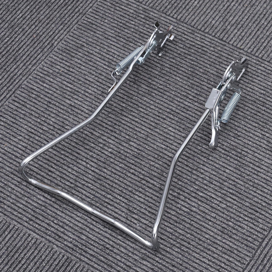 1Set Iron Bike Bracke for Bikes with Rear Kickstand 38 x 25 x 0.4in Silver