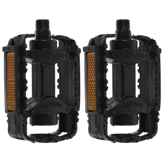 1 Pair Outdoor Bike Pedals Stable Riding Fine Craft Design Black