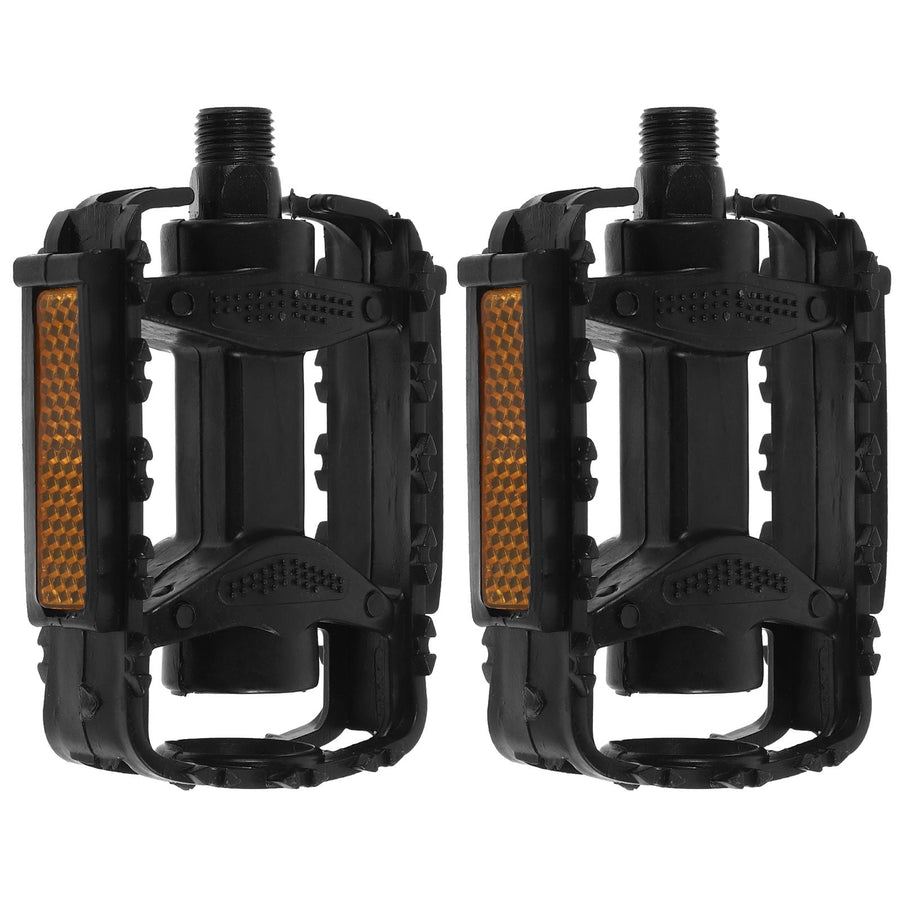 1 Pair Outdoor Bike Pedals Stable Riding Fine Craft Design Black