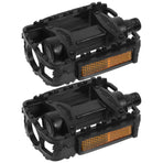1 Pair Outdoor Bike Pedals Stable Riding Fine Craft Design Black