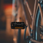 1 Pair Outdoor Bike Pedals Stable Riding Fine Craft Design Black