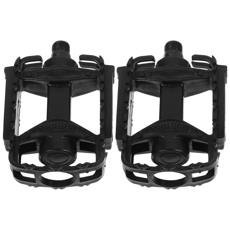 1 Pair Outdoor Bike Pedals Stable Riding Fine Craft Design Black