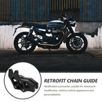 Motorcycle Sprocket Guard 1Pack for Dirt Biking Black Plastic Chain Protection and Safety