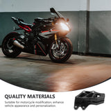 Motorcycle Sprocket Guard 1Pack for Dirt Biking Black Plastic Chain Protection and Safety - Rear View