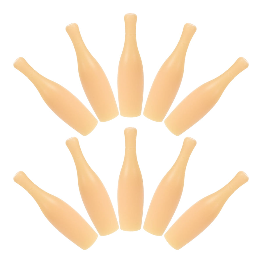Desktop Bowling Toys Plastic 10Pcs 2.4X0.6X0.6In
