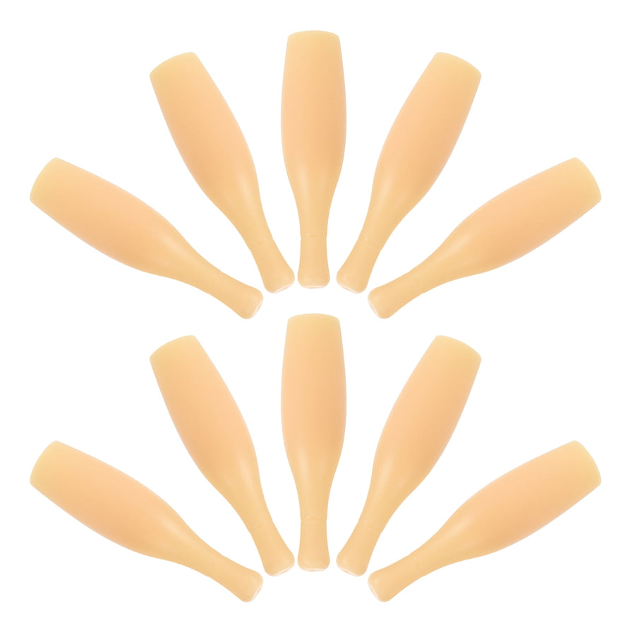 Desktop Bowling Toys Plastic 10Pcs 2.4X0.6X0.6In