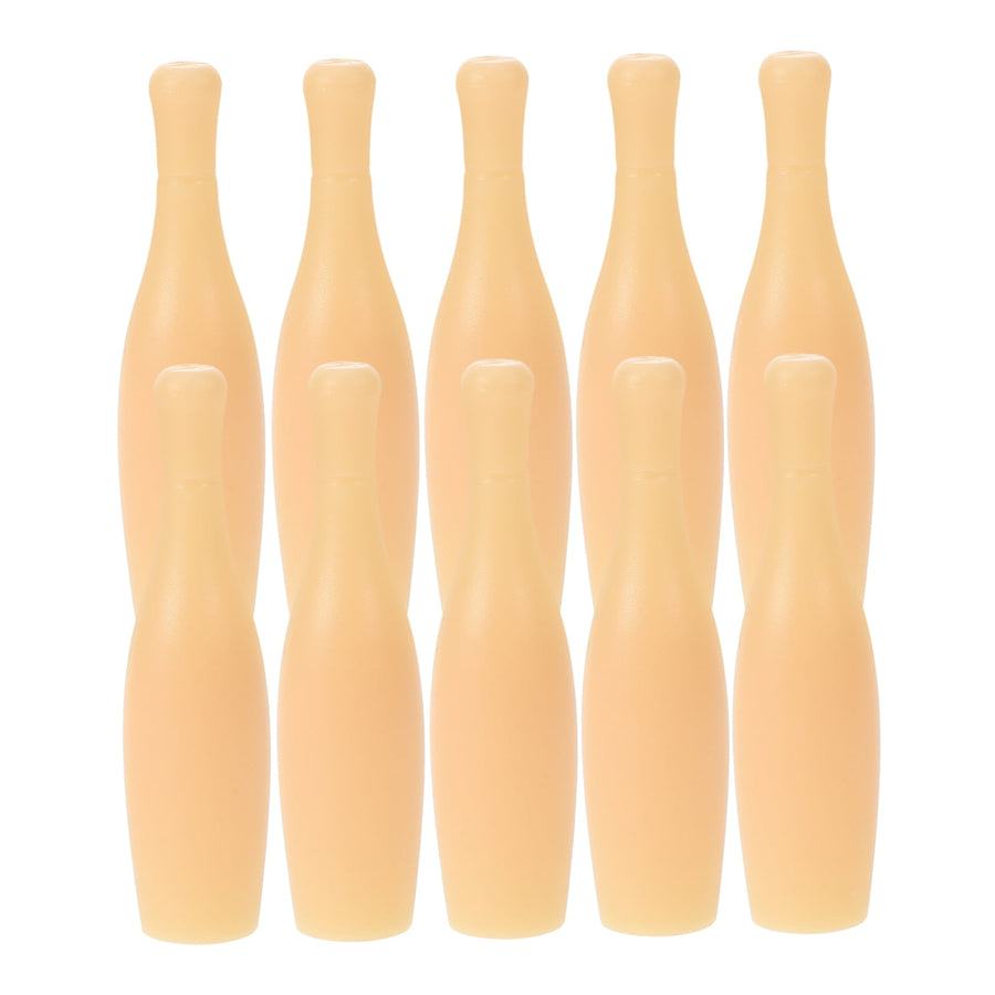 Desktop Bowling Toys Plastic 10Pcs 2.4X0.6X0.6In