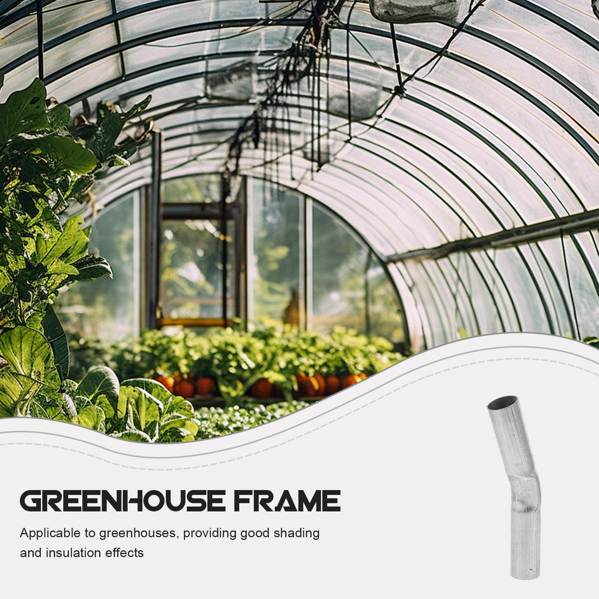 10Pcs Greenhouse Frame Building Connectors in Steel for Garden Use