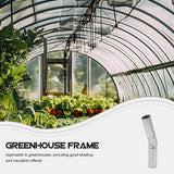 10Pcs Greenhouse Frame Building Connectors in Steel for Garden Use - Side View