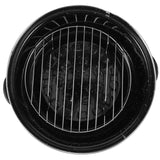 Iron Covered Roaster Pan With Lid Daily Use For Households 10.6X9.4X6.9In