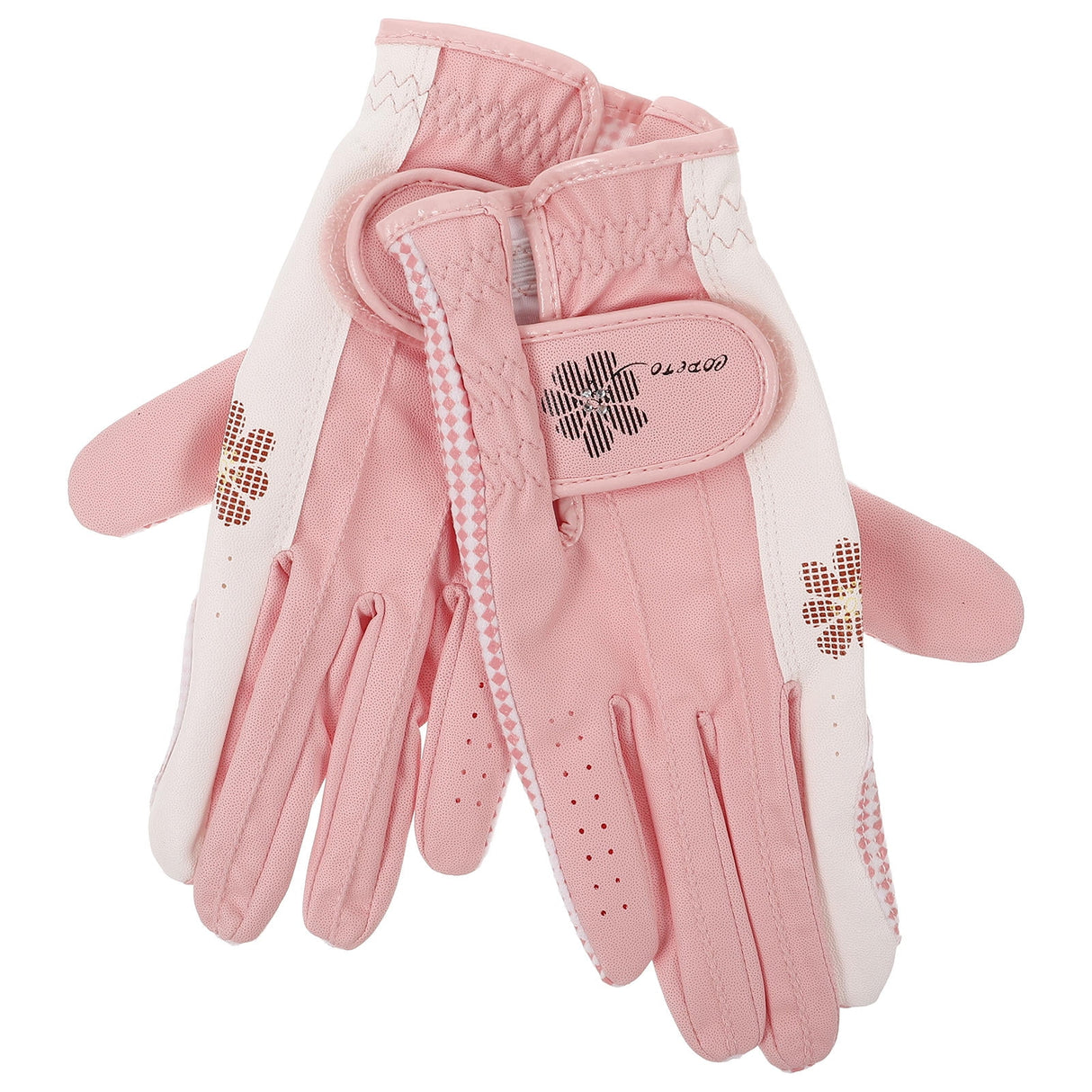 Golf Gloves Women Specific Fit Pink 1 Pair 7.9X3.7X0.1in