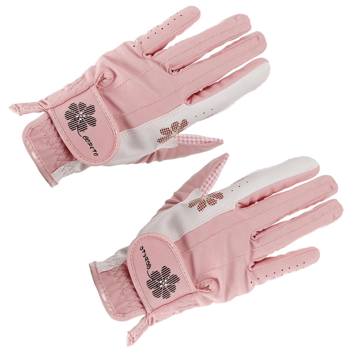 Golf Gloves Women Specific Fit Pink 1 Pair 7.9X3.7X0.1in
