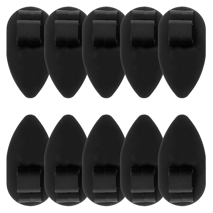 10Pcs Car Floor Mat Clips Black Plastic for Vehicle Supply and Safety